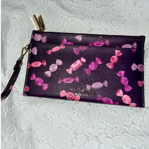 Kate Spade Staci Candy Shop Medium Double Zip Wristlet NWOT!
